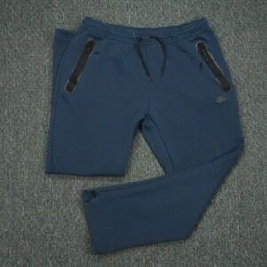 Nike Pants Men XXL Tall Blue Sportswear Tech Fleece Joggers Athletic Zip Pocket